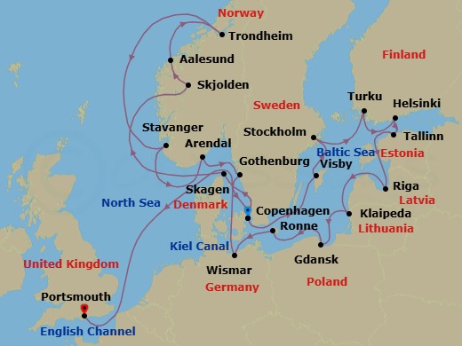 Cruise Map
