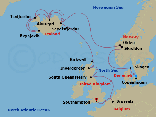 Cruise Map