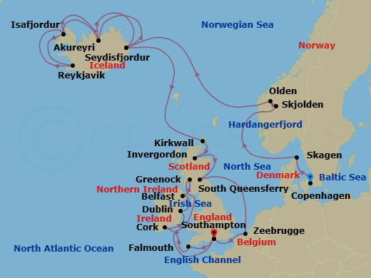 Cruise Map