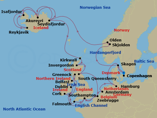 Cruise Map