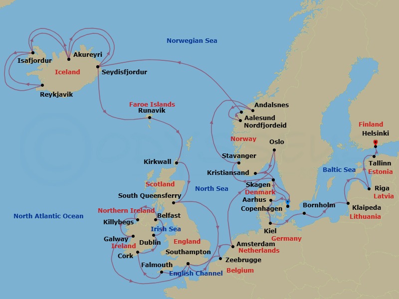 Cruise Map