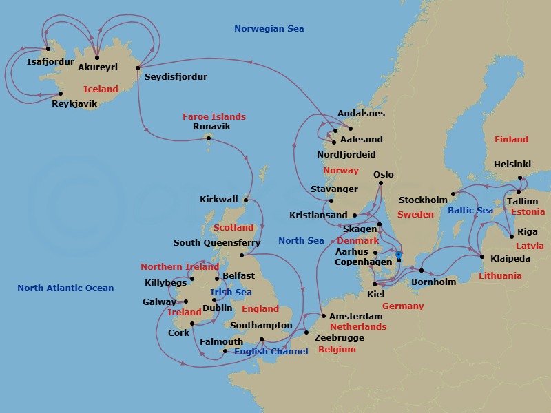 Cruise Map