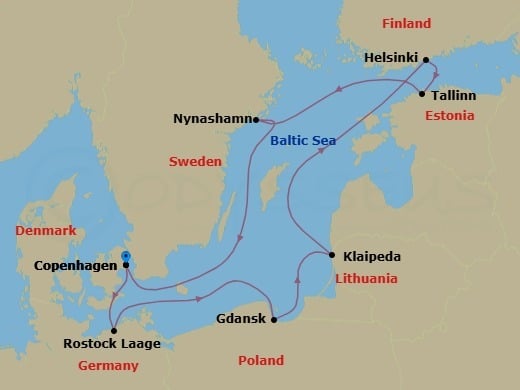 Cruise Map
