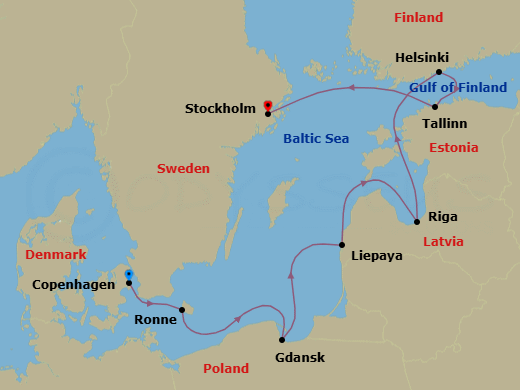 Cruise Map