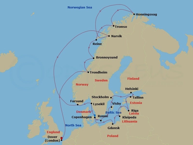 Cruise Map