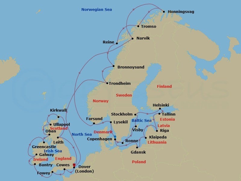 Cruise Map