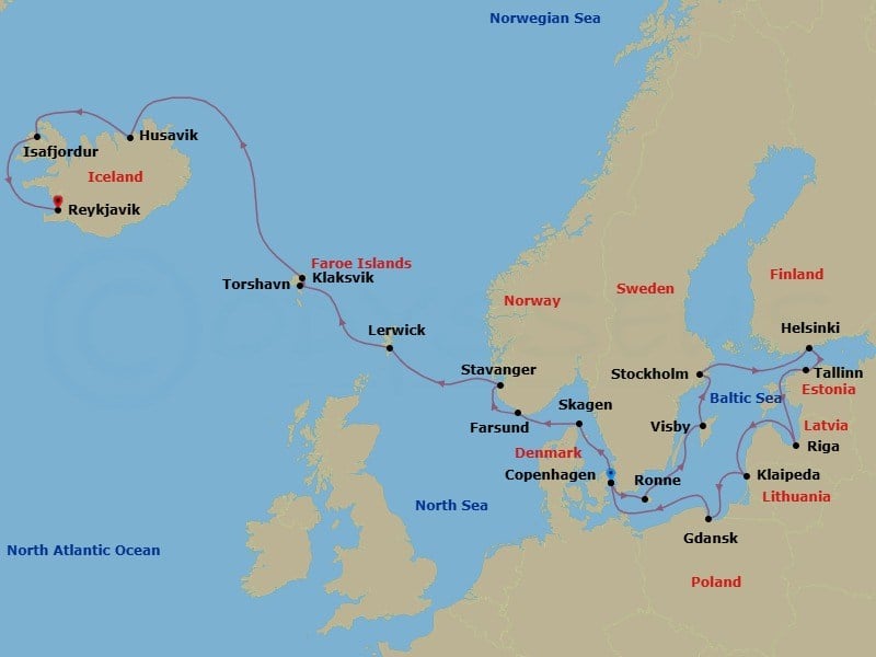 Cruise Map