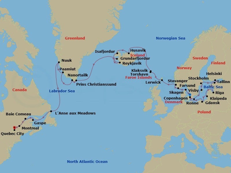 Cruise Map