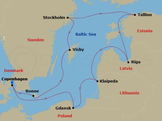 Cruise Map