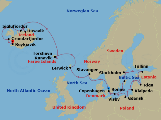 Cruise Map