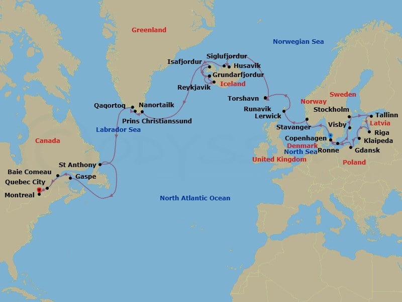 Cruise Map