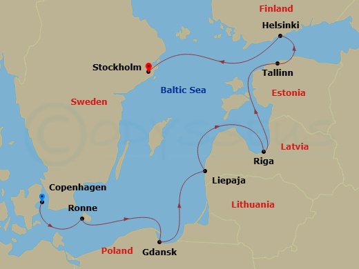 Cruise Map