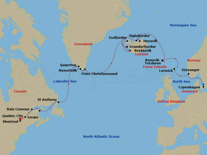 Cruise Map