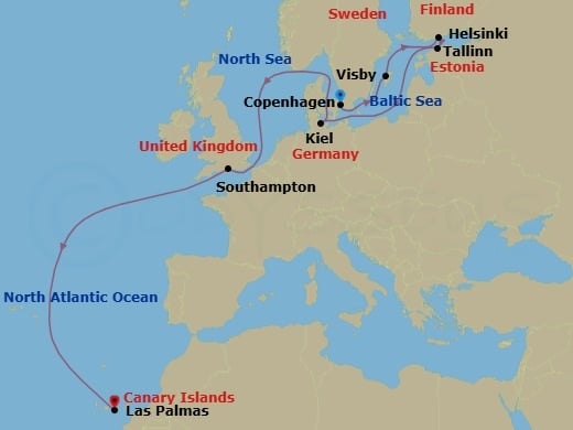 Cruise Map