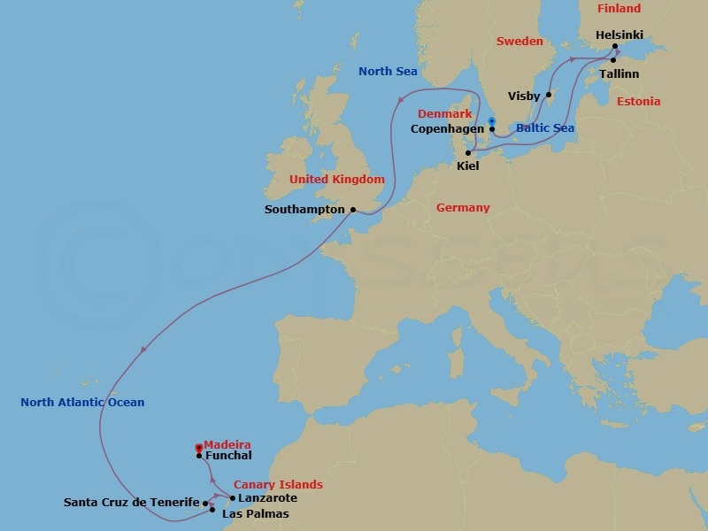 Cruise Map