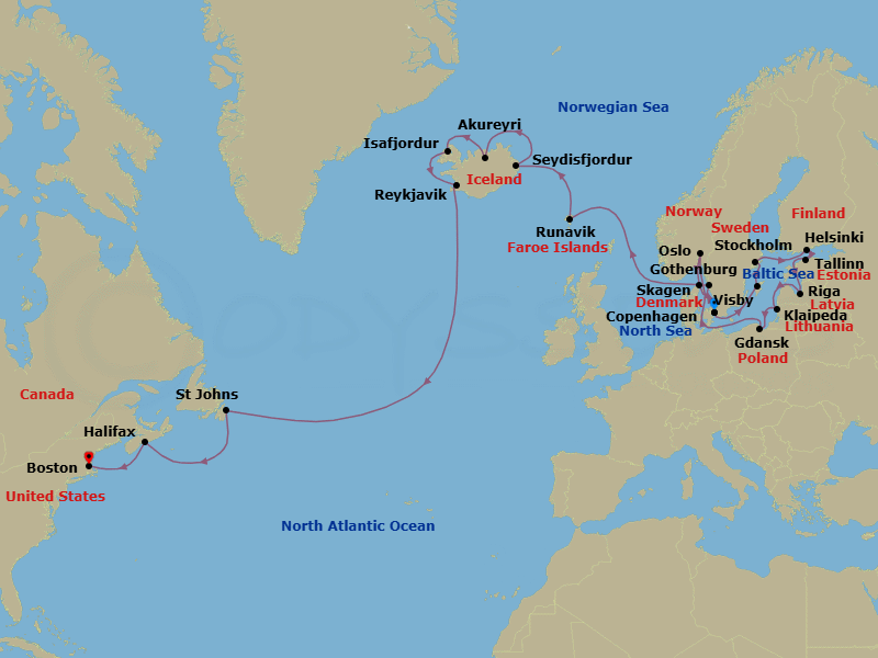 Cruise Map