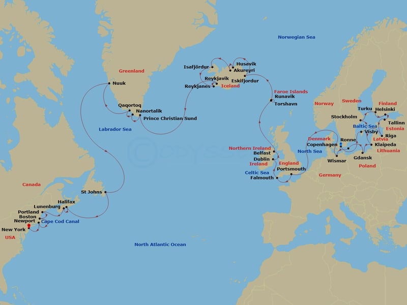 Cruise Map
