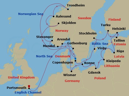 Cruise Map
