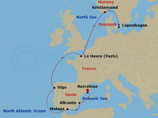 Cruise Map