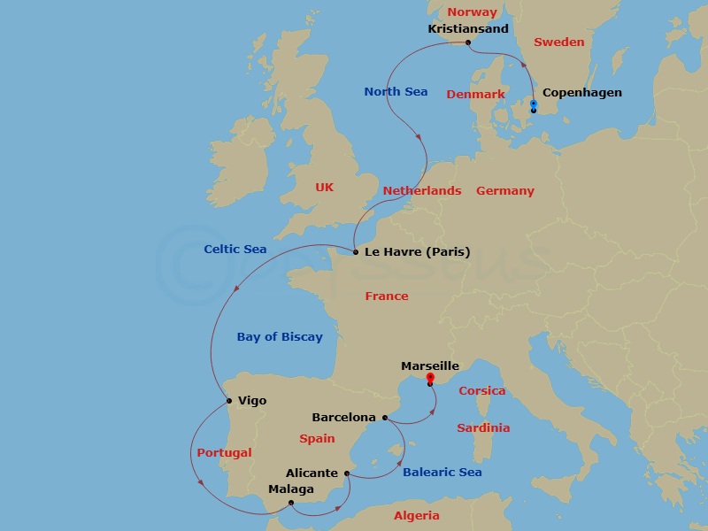 Cruise Map