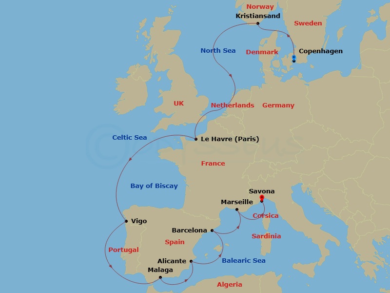 Cruise Map