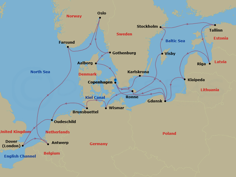 Cruise Map