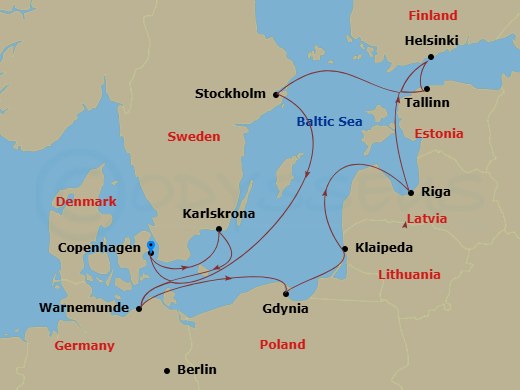 Cruise Map