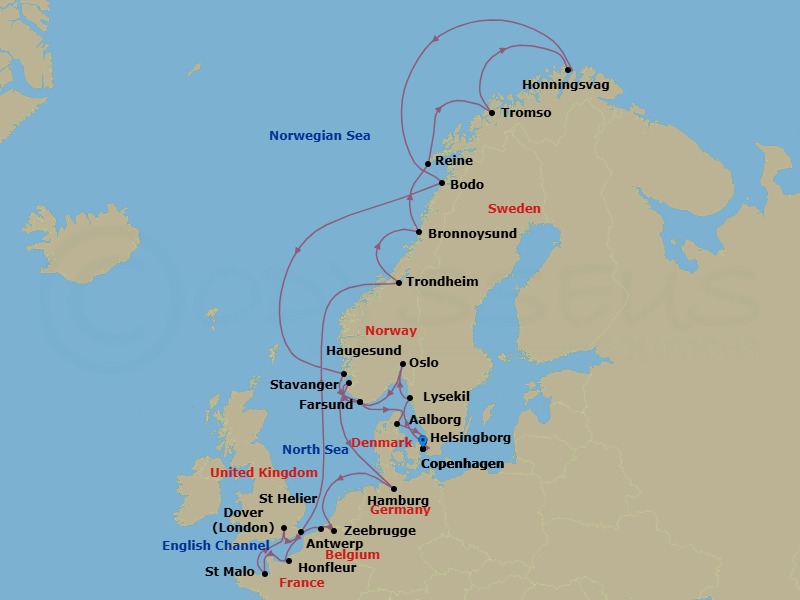 Cruise Map