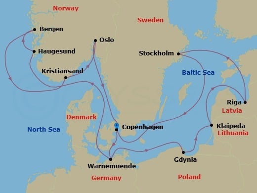 Cruise Map