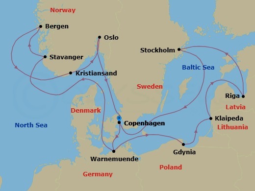 Cruise Map