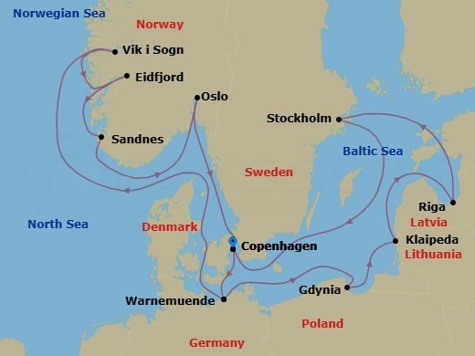Cruise Map