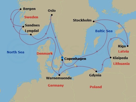 Cruise Map