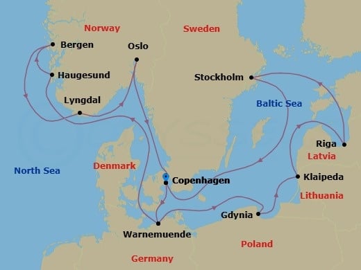 Cruise Map