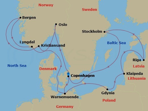 Cruise Map