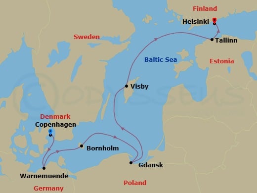 Cruise Map