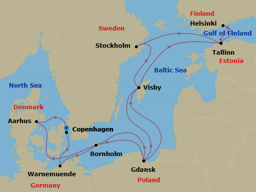 Cruise Map