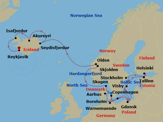 Cruise Map