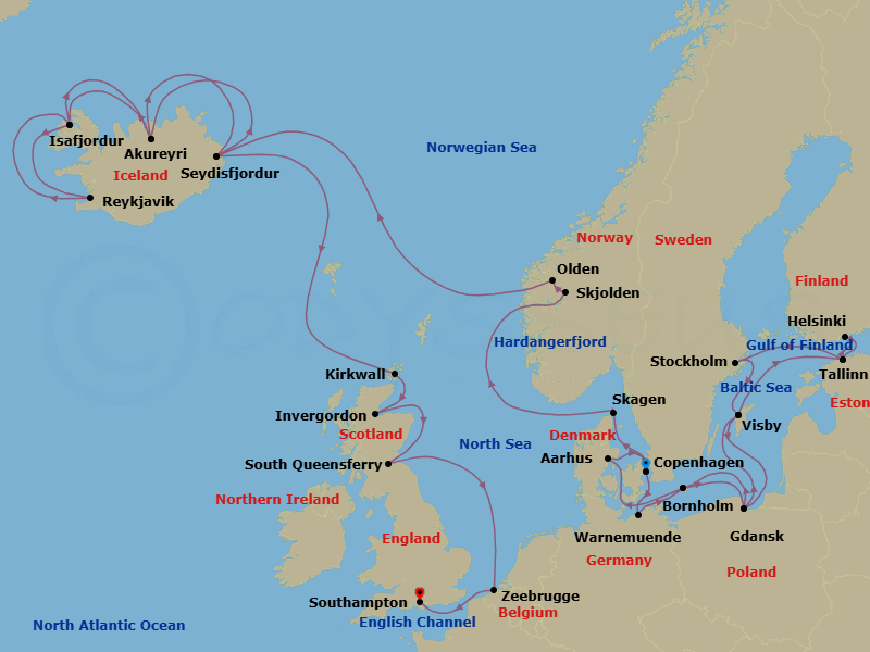 Cruise Map