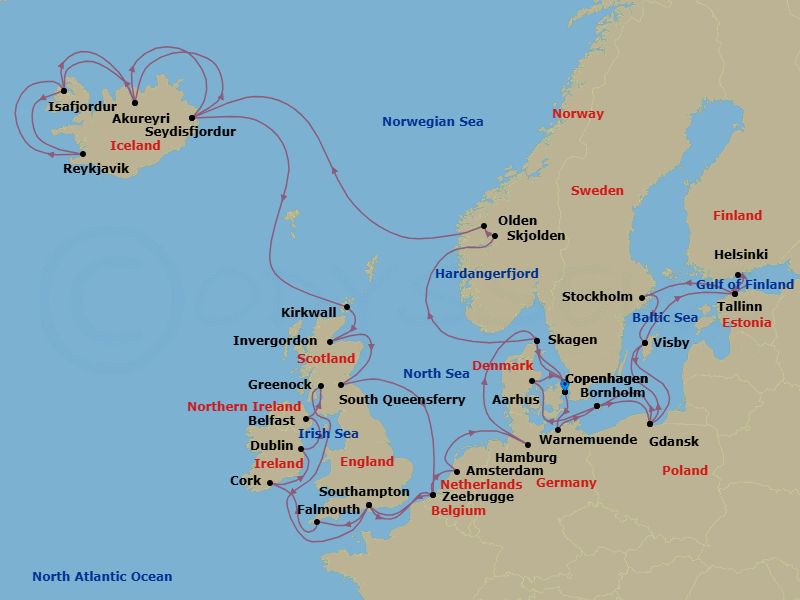 Cruise Map