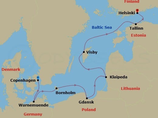 Cruise Map