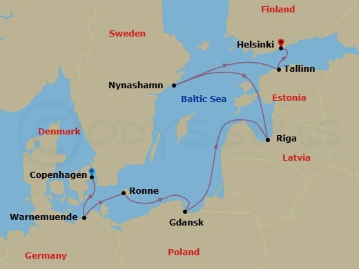 Cruise Map