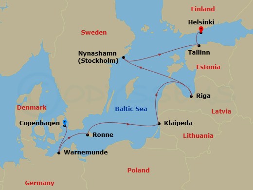 Cruise Map