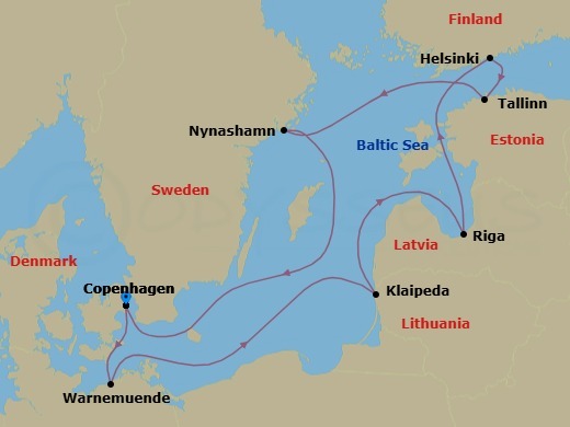 Cruise Map
