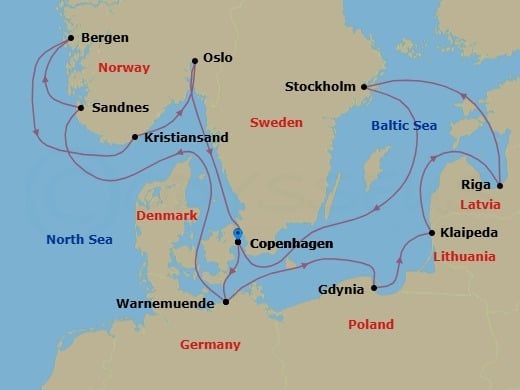 Cruise Map