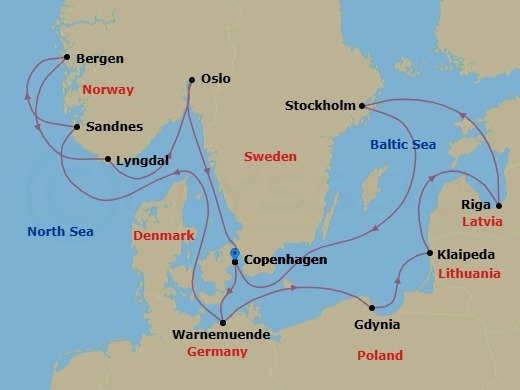 Cruise Map