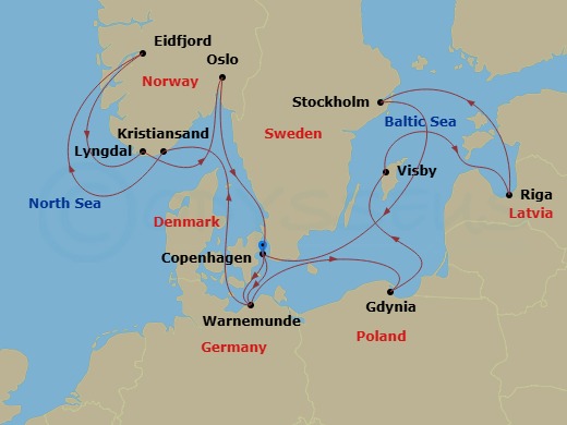 Cruise Map