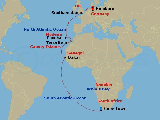Cruise Map