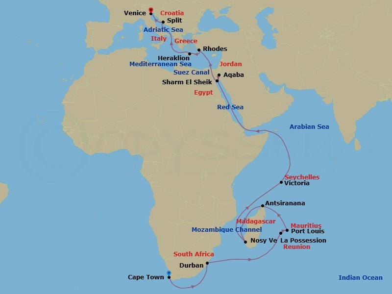 Cruise Map