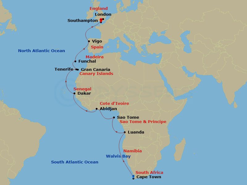 Cruise Map