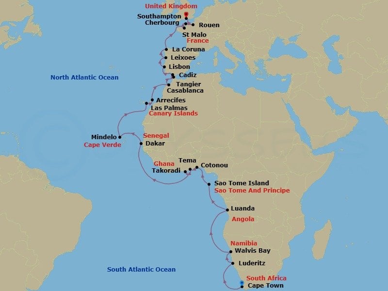 Cruise Map